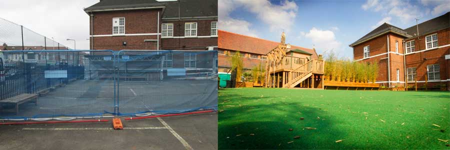 Before and After Playground Design